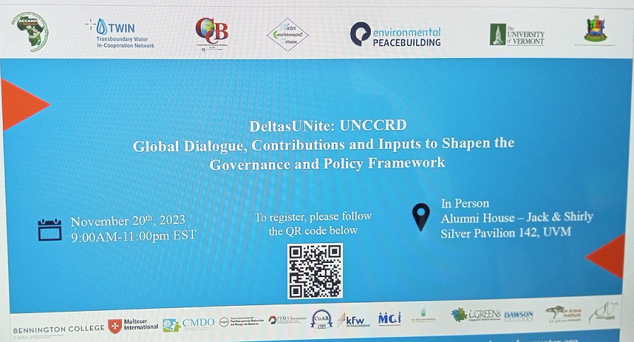 Delta Unite – UNCCRD Global Dialogue, Contribution and Input to Sharpen the Governance and Policy Framework