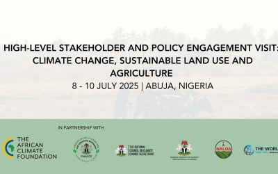 High-level Stakholder and policy Engagement Visit: Climate Change, Sustainable land Use and Agriculture